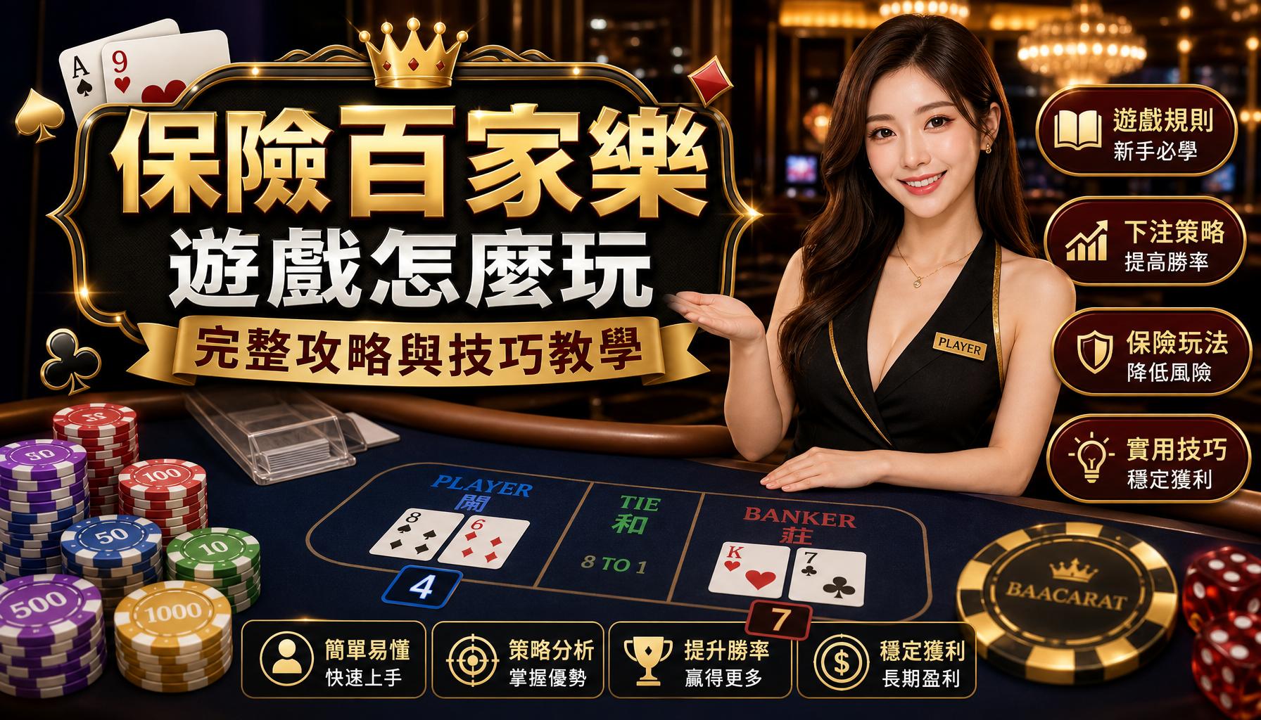 保險百家樂遊戲怎麼玩完整攻略與技巧教學