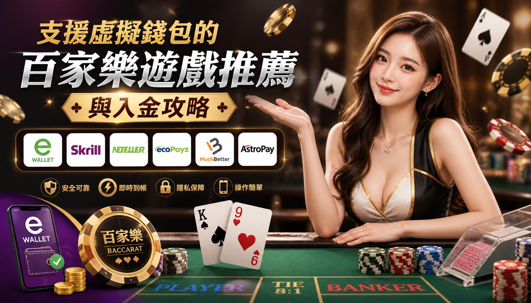 支援虛擬錢包的百家樂遊戲推薦與入金攻略